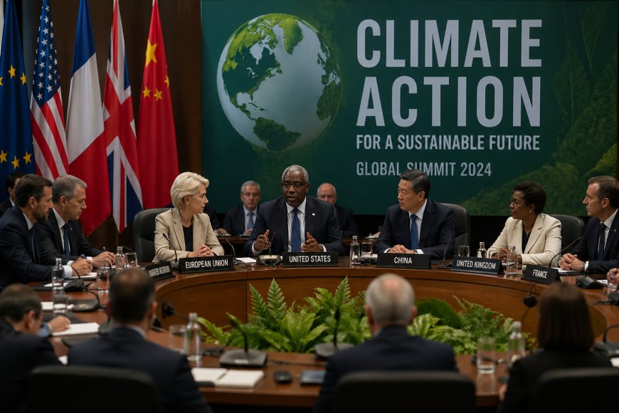 Global leaders push for new climate agreement ahead of major summit