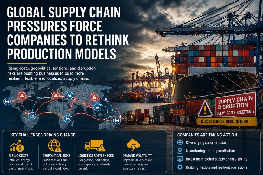 Global Supply Chain Pressures Force Companies to Rethink Production Models