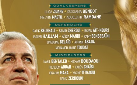 Vladimir Petković dévoile la liste des 26 joueurs de l’Algérie pour la Coupe du Monde 2026